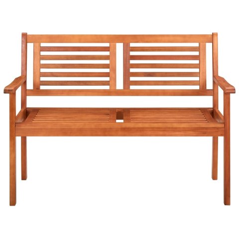 2-os. ławka ogrodowa z poduszką, 120 cm, lity eukaliptus 2-os. ławka ogrodowa z poduszką, 120 cm, lity eukaliptus