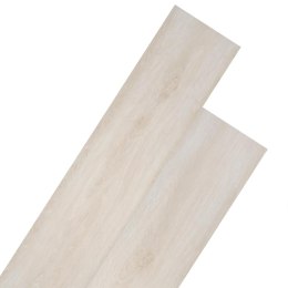 Panele podłogowe z PVC, 5,26 m², 2 mm, biały dąb klasyczny