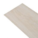 Panele podłogowe z PVC, 5,26 m², 2 mm, biały dąb klasyczny