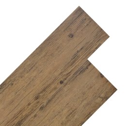 Panele podłogowe z PVC, 5,26 m², 2 mm, orzechowy brąz