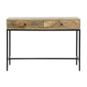 Console DKD Home Decor Metal Drewno mango 108 x 38 x 76 cm