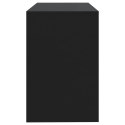 Biurko, czarne, 101x50x76,5 cm, płyta wiórowa
