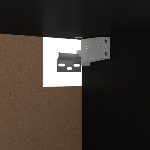 Szafka, czarna, 100 x 32,5 x 35 cm, płyta wiórowa