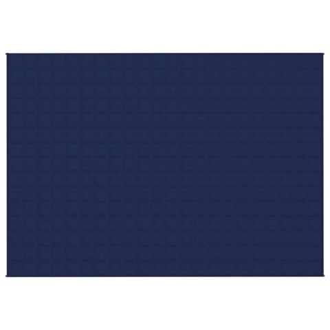 Koc obciążeniowy, niebieski, 155x220 cm, 7 kg, tkanina