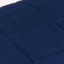 Koc obciążeniowy, niebieski, 155x220 cm, 7 kg, tkanina