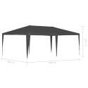 Namiot imprezowy, 4x6 m, antracytowy, 90 g/m²