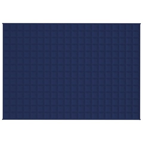 Koc obciążeniowy, niebieski, 138x200 cm, 10 kg, tkanina