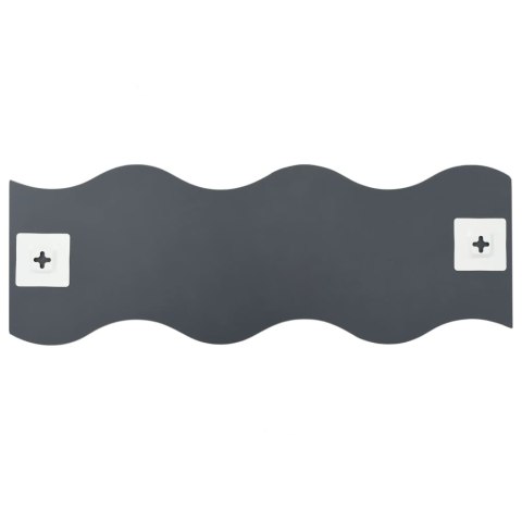 Lustra ścienne w kształcie fali, 4 szt., 60 x 18,5 cm, szkło Lustra ścienne w kształcie fali, 4 szt., 60 x 18,5 cm, szkło