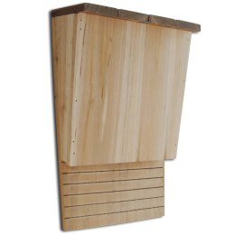 Domki dla nietoperzy, 4 szt., 22 x 12 x 34 cm, drewniane