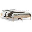 Rama łóżka, 140 x 190 cm, lite drewno sosnowe