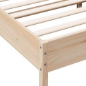 Rama łóżka, 140 x 190 cm, lite drewno sosnowe