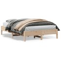 Rama łóżka, 140x200 cm, lite drewno sosnowe