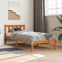 Rama łóżka, woskowy brąz, 90x200 cm, lite drewno sosnowe
