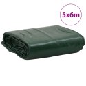 Plandeka, zielona, 5x6 m, 600 g/m²