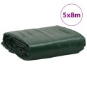 Plandeka, zielona, 5x8 m, 600 g/m²