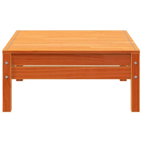 Ogrodowa sofa 3-osobowa, woskowy brąz, lite drewno sosnowe