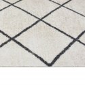 Dywanik kuchenny, wzór w kwadraty, 60x300 cm, aksamitny