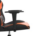 Fotel gamingowy, czarno-pomarańczowy, sztuczna skóra