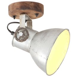 Industrialne lampy ścienne/sufitowe 2 szt. srebrne 20x25 cm E27