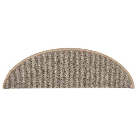 Nakładki na schody, 15 szt., brązowe, 56 x17 x 3 cm