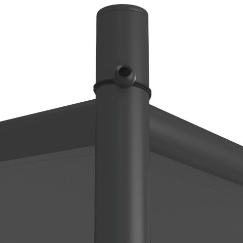 Altana, antracytowa, 4x4 m, 180 g/m², tkanina i stal