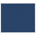 Koc obciążeniowy, niebieski, 220x260 cm, 15 kg, tkanina