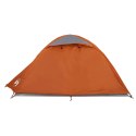 Namiot, 2-os., szaro-pomarańczowy, 254x135x112 cm, tafta 185T