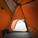 Namiot, 2-os., szaro-pomarańczowy, 254x135x112 cm, tafta 185T
