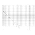 Ogrodzenie z siatki drucianej, antracytowe, 2,2x10 m