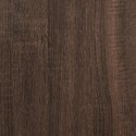 Regał, brązowy dąb, 102x30x141,5 cm, materiał drewnopochodny