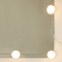 Szafka z lustrem i oświetleniem LED, czarna, 60x31,5x62 cm