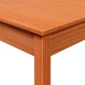 Stół jadalniany, woskowy brąz, 55x55x75 cm, lite drewno sosnowe