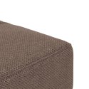 2-osobowa kanapa, 2 poduszki, kolor taupe, tapicerowana tkaniną
