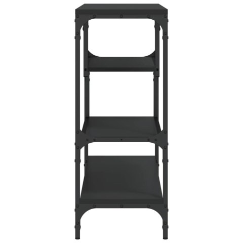 Stolik konsolowy, czarny, 100x30x75 cm