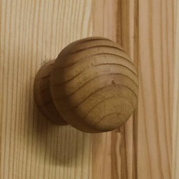 Szafka nocna, 41x30x42 cm, lite drewno sosnowe