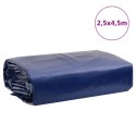 Plandeka, niebieska, 2,5x4,5 m, 600 g/m²