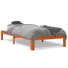 Rama łóżka, woskowy brąz, 90x190 cm, lite drewno sosnowe