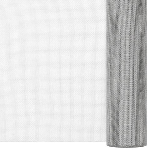 Siatka ze stali nierdzewnej, 80 x 1000 cm, srebrna