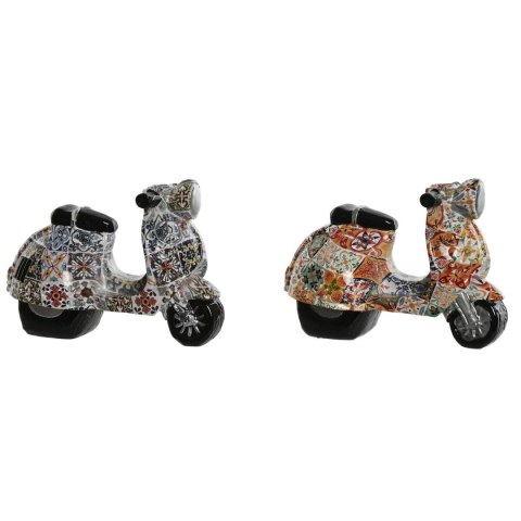 Figurka Dekoracyjna Home ESPRIT Wielokolorowy Śródziemnomorski scooter 14 x 8 x 11 cm (2 Sztuk)