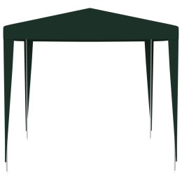 Namiot imprezowy, 2,5x2,5 m, zielony, 90 g/m²