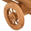 Ozdobny wózek, 70x43x54 cm, lite drewno jodłowe