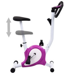 Rowerek do ćwiczeń z paskiem oporowym, fioletowy