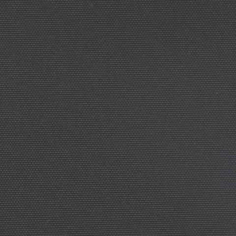 Zwijana markiza boczna, czarna, 117x1200 cm