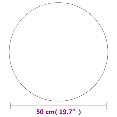 Lustra ścienne, 2 szt., 50 cm, okrągłe, szklane Lustra ścienne, 2 szt., 50 cm, okrągłe, szklane