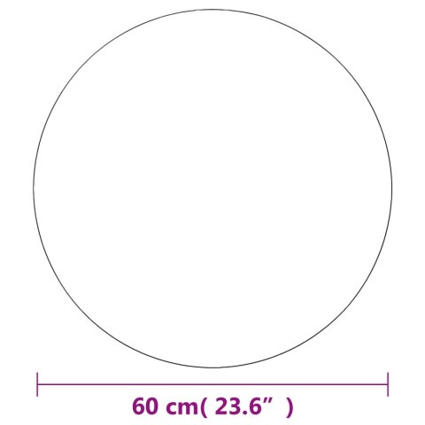 Lustra ścienne, 2 szt., 60 cm, okrągłe, szklane Lustra ścienne, 2 szt., 60 cm, okrągłe, szklane