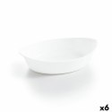 Półmisek Kuchenny Luminarc Smart Cuisine Owalne Biały Szkło 25 x 15 cm (6 Sztuk)