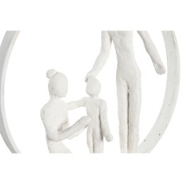 Figurka Dekoracyjna DKD Home Decor 23 x 10 x 27 cm Biały Żywica Drewno mango Rodzina