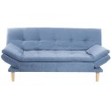 Sofa DKD Home Decor Niebieski Błękitne niebo Naturalny Drewno Scandi 180 x 85 x 83 cm
