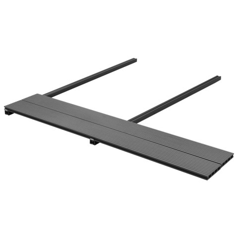 Deski tarasowe WPC z akcesoriami 10 m², 2.2 m, szare Deski tarasowe WPC z akcesoriami 10 m², 2.2 m, szare