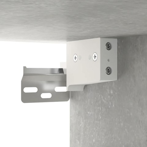 Szafka łazienkowa z lustrem, szarość betonu, 64x20x67 cm